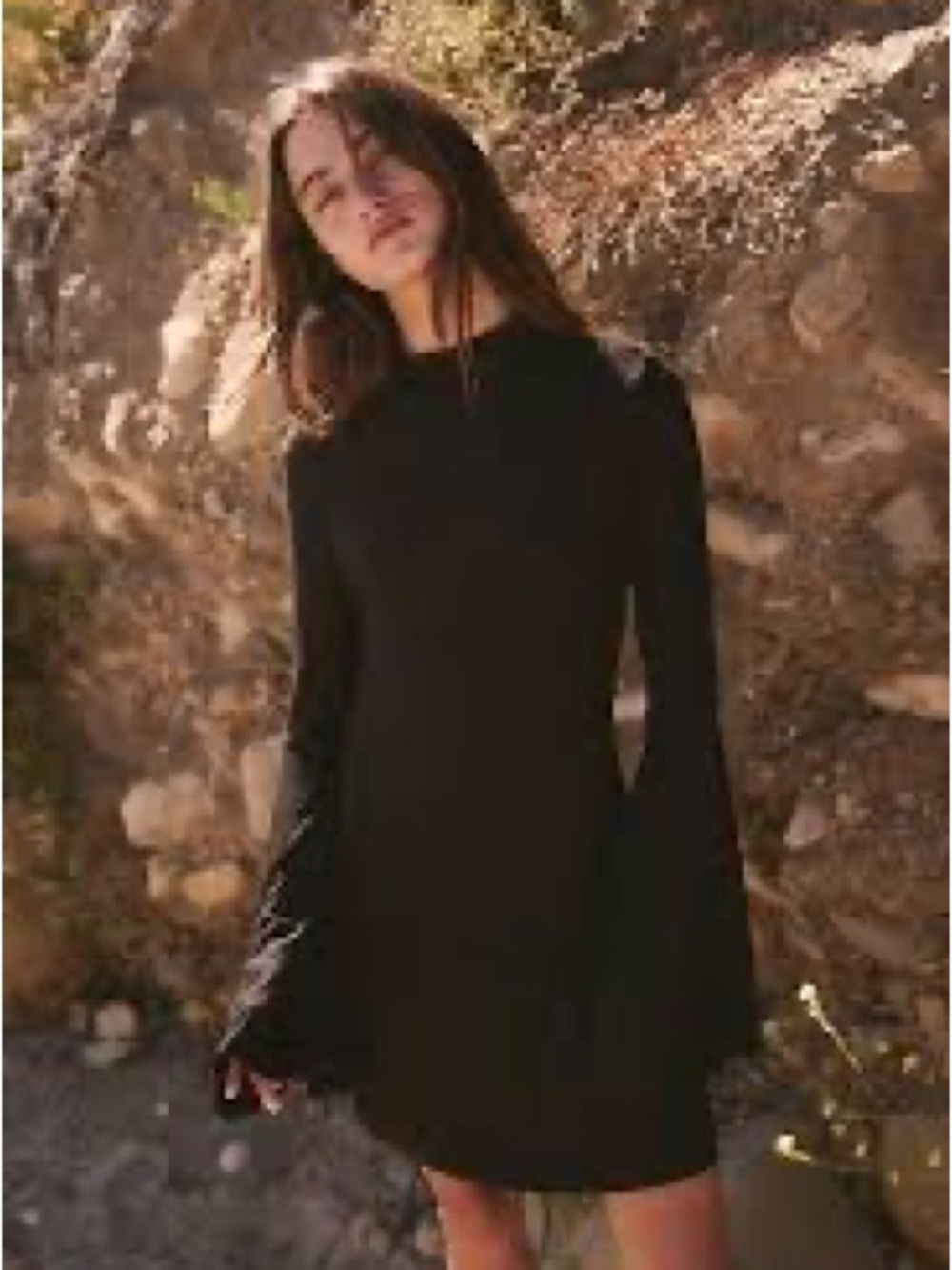 Free People Dare to Dance Mini Dress – Black – XS